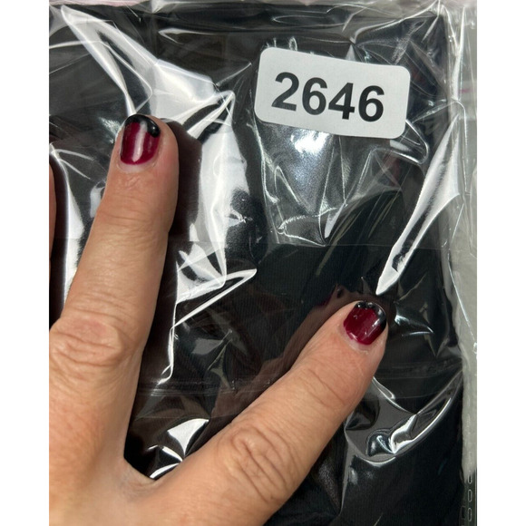 LANE BRYANT Women's 26 28 Black One Shoulder Shift Dress Knee Length Lined - Picture 8 of 8